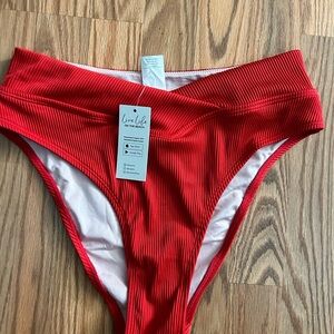 Cupshe Red High-Waisted Bikini